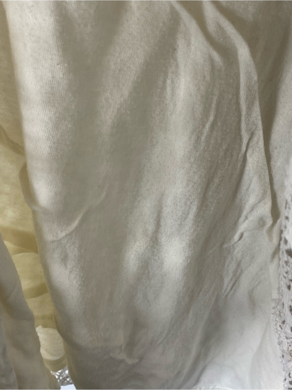 White Eyelet Mini Sundress Scoop Neck Coquette Cottagecore Y2K Summer Dress M - Picture 4 of 5